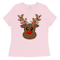 Bubblegum Pink Rudolph Ladies Tee - Bettercallsaul