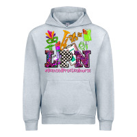 Heather Grey mardi gras lpn licensed practical nurse Urban Hoodie - AdoDesignShop