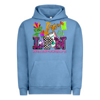 Pigment Pebble Blue mardi gras lpn licensed practical nurse Urban Hoodie - AdoDesignShop
