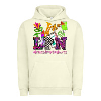 Pigment Pistachio mardi gras lpn licensed practical nurse Urban Hoodie - AdoDesignShop