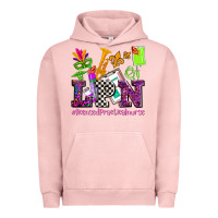 Pigment Salmon mardi gras lpn licensed practical nurse Urban Hoodie - AdoDesignShop