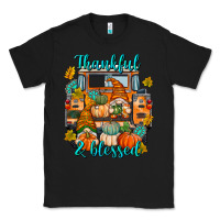 Black Thankful Blessed Classic Tee - texasbilliewilder