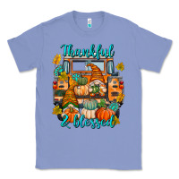 Colony Blue Thankful Blessed Classic Tee - texasbilliewilder