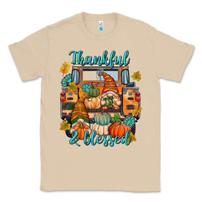 Thankful Blessed Classic Tee by texasbilliewilder | Teevron