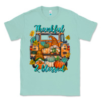 Seafoam Thankful Blessed Classic Tee - texasbilliewilder