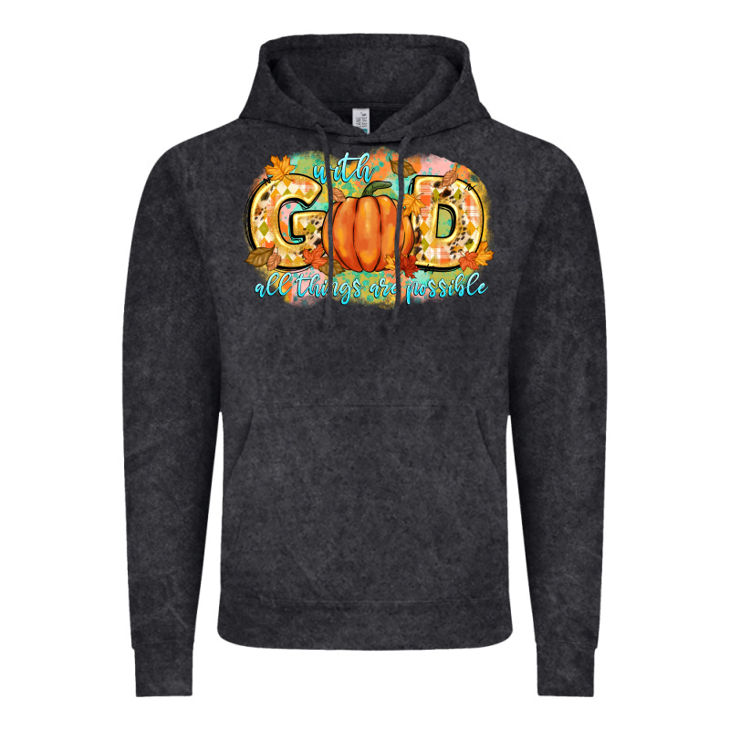 With God All Things Are Possible Vintage Hoodie by CowGirlArtShop | Teevron