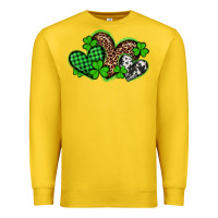 Lemon st patricks day western hearts Premium Sweatshirt - Artiststas