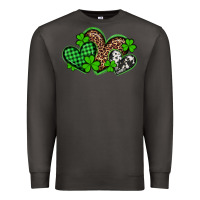 Smoke st patricks day western hearts Premium Sweatshirt - Artiststas
