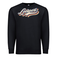 Black I Love Lockport City Usa Retro Vintage Premium Sweatshirt - minhPixels