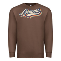 Chestnut I Love Lockport City Usa Retro Vintage Premium Sweatshirt - minhPixels