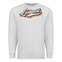 Dove Grey I Love Lockport City Usa Retro Vintage Premium Sweatshirt - minhPixels