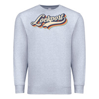 Heather Grey I Love Lockport City Usa Retro Vintage Premium Sweatshirt - minhPixels