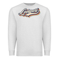 Oatmeal Heather I Love Lockport City Usa Retro Vintage Premium Sweatshirt - minhPixels