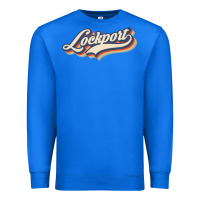 True Royal I Love Lockport City Usa Retro Vintage Premium Sweatshirt - minhPixels