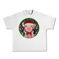 Lunar Rock Sitting Pig Christmas Urban Heavy Tee - RanaPortraitStore