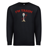 Black i'm trash forky Premium Sweatshirt - minhPixels