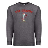 Charcoal Heather i'm trash forky Premium Sweatshirt - minhPixels