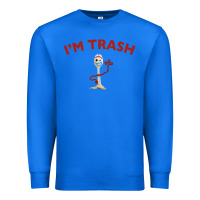 True Royal i'm trash forky Premium Sweatshirt - minhPixels