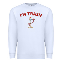 White i'm trash forky Premium Sweatshirt - minhPixels