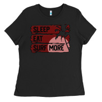 Black surf, sleep, eat Ladies Tee - Bettercallsaul