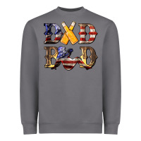 Storm American Flag Dad Bod Heavyweight Sweatshirt - LillyAllenDesigns