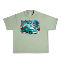Oil Green its the wonderful time of the year truck Urban Heavy Tee - CowGirlArtShop