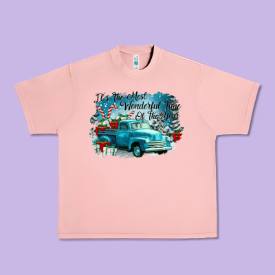 Its The Wonderful Time Of The Year Truck Urban Heavy Tee Designed By Cowgirlartshop