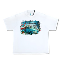 White its the wonderful time of the year truck Urban Heavy Tee - CowGirlArtShop