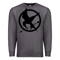 Charcoal Heather hunger games spiral movie Premium Sweatshirt - minhPixels