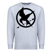 Heather Grey hunger games spiral movie Premium Sweatshirt - minhPixels