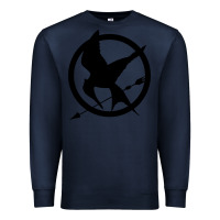 Navy hunger games spiral movie Premium Sweatshirt - minhPixels