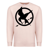 Pale Pink hunger games spiral movie Premium Sweatshirt - minhPixels