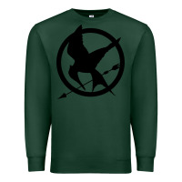 Sports Green hunger games spiral movie Premium Sweatshirt - minhPixels