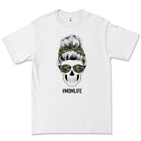 White Camouflage Pattern Mom Skull Premium Tee - Bettercallsaul
