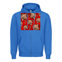 True Royal Yorkshire Pig And Candy Cane Zipper Hoodie - LillyAllenDesigns