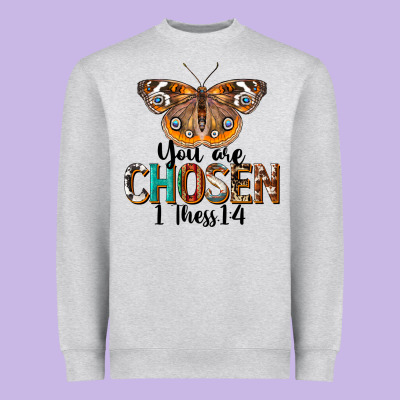 You Are Chosen Religious Heavyweight Sweatshirt Designed By Lillyallendesigns