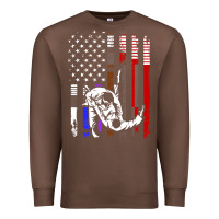Chestnut b.ra.zi.li.an j.i.u jit.su stars & stripes rank b.j flag shirt Premium Sweatshirt - minhPixels