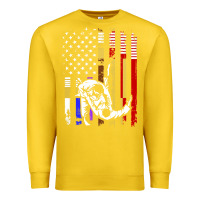 Lemon b.ra.zi.li.an j.i.u jit.su stars & stripes rank b.j flag shirt Premium Sweatshirt - minhPixels