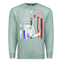 Seafoam b.ra.zi.li.an j.i.u jit.su stars & stripes rank b.j flag shirt Premium Sweatshirt - minhPixels