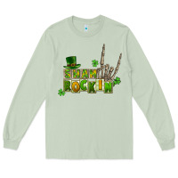 Matcha Sham rockin skeleton hand St. Patrick's Long Sleeve Tee - CowGirlArtShop