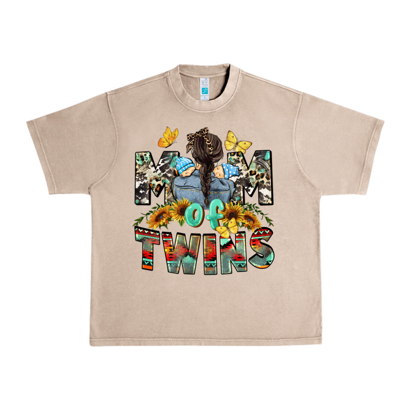 Mom Of Twins Boys Mother's Day Urban Heavy Tee by CowGirlArtShop | Teevron