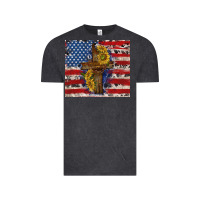 Vintage Black jesus christ with american flag Vintage Tee - TumblerDesignByShophia