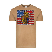 Vintage Camel jesus christ with american flag Vintage Tee - TumblerDesignByShophia