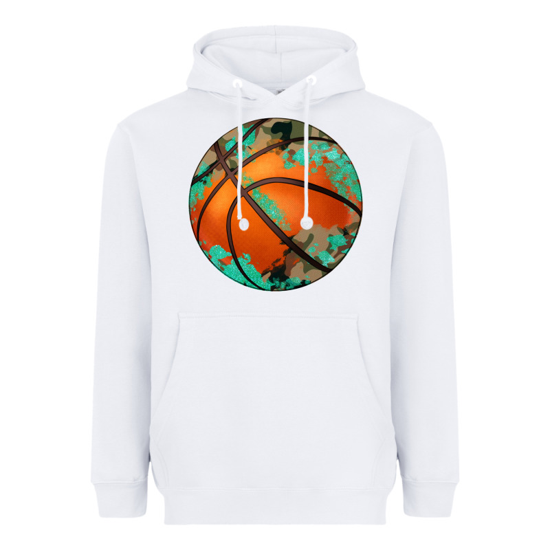 Western Basketball Camouflage Glitter Pattern Heavyweight Hoodie by Artiststas | Teevron