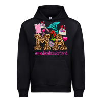 Black valentines day m a medical assistant Urban Hoodie - AdoDesignShop