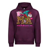 Mauve Wine valentines day m a medical assistant Urban Hoodie - AdoDesignShop