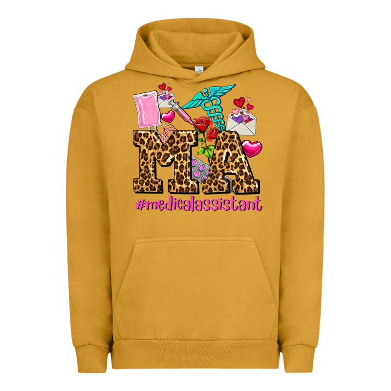 Valentines Day M A Medical Assistant Urban Hoodie by AdoDesignShop | Teevron