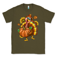 Army Green Thanksgiving Turkey Classic Tee - texasbilliewilder