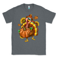 Charcoal Heather Thanksgiving Turkey Classic Tee - texasbilliewilder