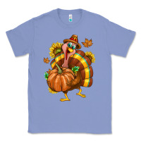 Colony Blue Thanksgiving Turkey Classic Tee - texasbilliewilder
